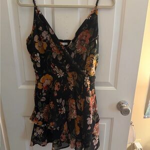 Maurices Black Floral Dress